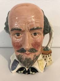 1982 Royal Doulton WILLIAM SHAKESPEARE "Shakespearean Clctn" Lge Toby Jug  D6689