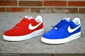 White Black And Blue Air Forces Nike Air Force 1 Low Blazer Pack University Red And Hyper Blue Kixandthecity Com Black Nike Shoes Nike Shoes Outfits Nike Wear