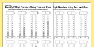 Math, language arts and other activities, including letters and the alphabet, handwriting, numbers, counting, shapes, sizes, patterns, opposites, before/after, above/below, same/different, phonics free preschool and kindergarten worksheets. Tens And Ones Worksheet Teaching Maths Ks1 Teacher Made