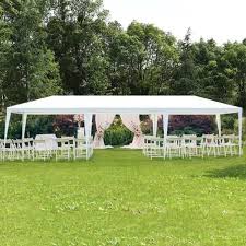 Besides, the spiral interface between the tubes makes the overall frame more stable; Casainc 10 Ft X 30 Ft White Outdoor Wedding Party Event Tent Gazebo Canopy Wf Op3934 The Home Depot