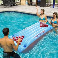 Pool Beer Pong Table Pool Beer Pong Pool Party Games Inflatable Pool