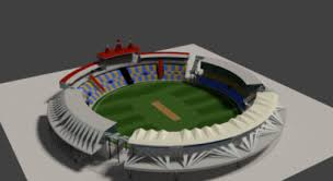 Cricket Stadium Free 3d Model Blend 123free3dmodels