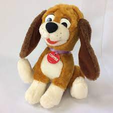 Disney Fox And Hound Copper Dog Plush Collar Video Exclusive Etsy Dog Doll Retro Disney Vintage Plush
