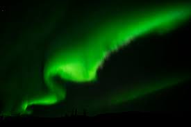 Green Aurora Borealis Light at Night · Free Stock Photo