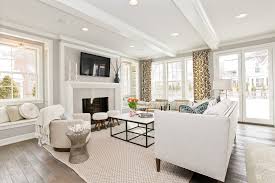 We stripped down the space and updated small items like lamps, coffee table accessories, wall decor. Modern Cottage Dream Home In Edina Transitional Living Room Minneapolis By Refined Llc Houzz