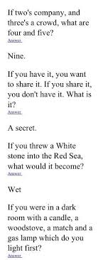 What Is Black And White And Red All Over Answers The Last One Is The Match Because You Have To Light That Before Anything So You Can Light The Rest Of The Stuff Am I Right Worklad Funny Riddles Riddles