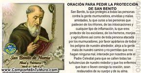 Oracion A San Benito Para Alejar Malas Personas Malas Lenguas Envidias Y Mal De Ojo Comparte Oracion A San Benito Oracion Para Casos Desesperados Oraciones