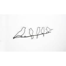 The awesome of metal wall sculpture meaning Birds On A Wire Metal Art Wall Art