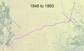 Travel The Trail Map Timeline 1846 1866 Santa Fe