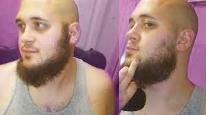 Here are his latest looks from a recent movie premiere, where he sported darker stubble and a nearly shaven head. How To Fade Big Beard Into Bald Head Youtube