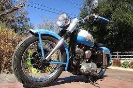 Image result for Blue 1957 Motorcycle