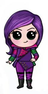 Mal Disney Descendents By Draw So Cute Kawaii Disney Arte Do Kawaii Kawaii