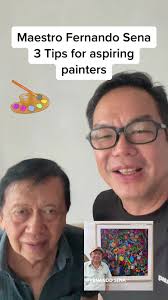 3 tips for aspiring painters from Maestro Fernando Sena. #artist #painters  #paintersoftiktok #painterslife #maestro #artists #artistsoftiktok  #artistsontiktok