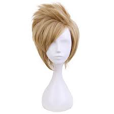 Find great deals on ebay for anime blond wig. Anime Cosplay Wigs Short Layered Blonde Hair Party Wig With Free Cap Walmart Canada