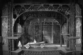 A Scenic Design Sketch Of The Gowanus Canal Scene From Bullets Over Broadway By Tonyawards Nominated Desig Set Design Theatre Scenic Design Stage Set Design