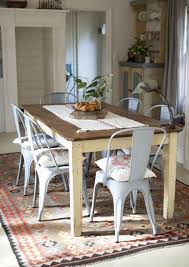 Wood and metal in your farmhouse kitchen. Interiors I Love Tolix Chairs K Sarah Designs