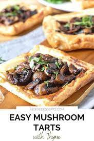 Easy Mushroom Tart Recipe Recipe In 2020 Mushroom Tart Recipes Vegetarian Recipes Easy