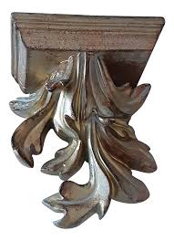 4.5 out of 5 stars. Mid 20th Century Acanthus Gold Leaf Wall Sconce Shelf Bracket Chairish