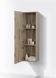 The size of the linen cabinet should be large enough to hold towels, sheets and other bathroom supplies. Bliss Bathroom Linen Side Cabinet