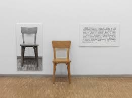 Joseph Kosuth One And Three Chairs Art Conceptuel Art Art Contemporain