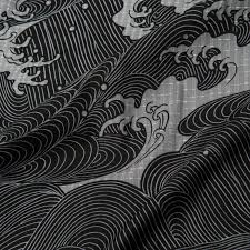 Maybe you would like to learn more about one of these? Extra Large Japanese Kimono Wave Long Black Mens Kimono