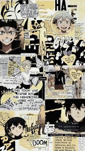 Aesthetic Black Clover 5 Leaf Clover Wallpaper 