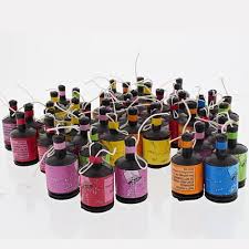 Willy has a bunch of party popppers from little tiny ones to ones that are the same size as him. Party Poppers Pack Of 50 Partyrama