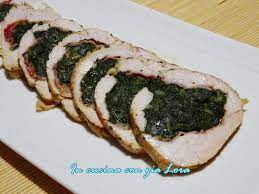 La lista degli ingredienti per la tasca ripiena: Petto Di Tacchino Ripieno Con Spinaci In Pentola In Cucina Con Zia Lora