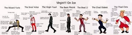 Check spelling or type a new query. Virgin Vs Chad But Make It A Figure Skating Anime Album On Imgur