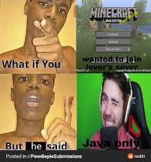 Once on the launch screen select the multiplayer option. R I P To Us Bedrock Players R Loverfella