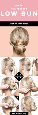 How To Get The Perfect Low Bun In 4 Easy Steps Makeup Com By L Oreal Hair Bun Tutorial Medium Hair Styles Medium Length Hair Styles