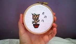 Access needlework patterns to download and you can check your pattern wherever you go. Ethan S Embroidery Perfectunoriginality I Am Baby Groot I