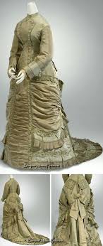 Afternoon Dress Margaret Scott Brisbane Ca 1878 Eau De Nil Silk National Gallery Of Victoria Via History Women Fashion Vintage Outfits Victorian Fashion