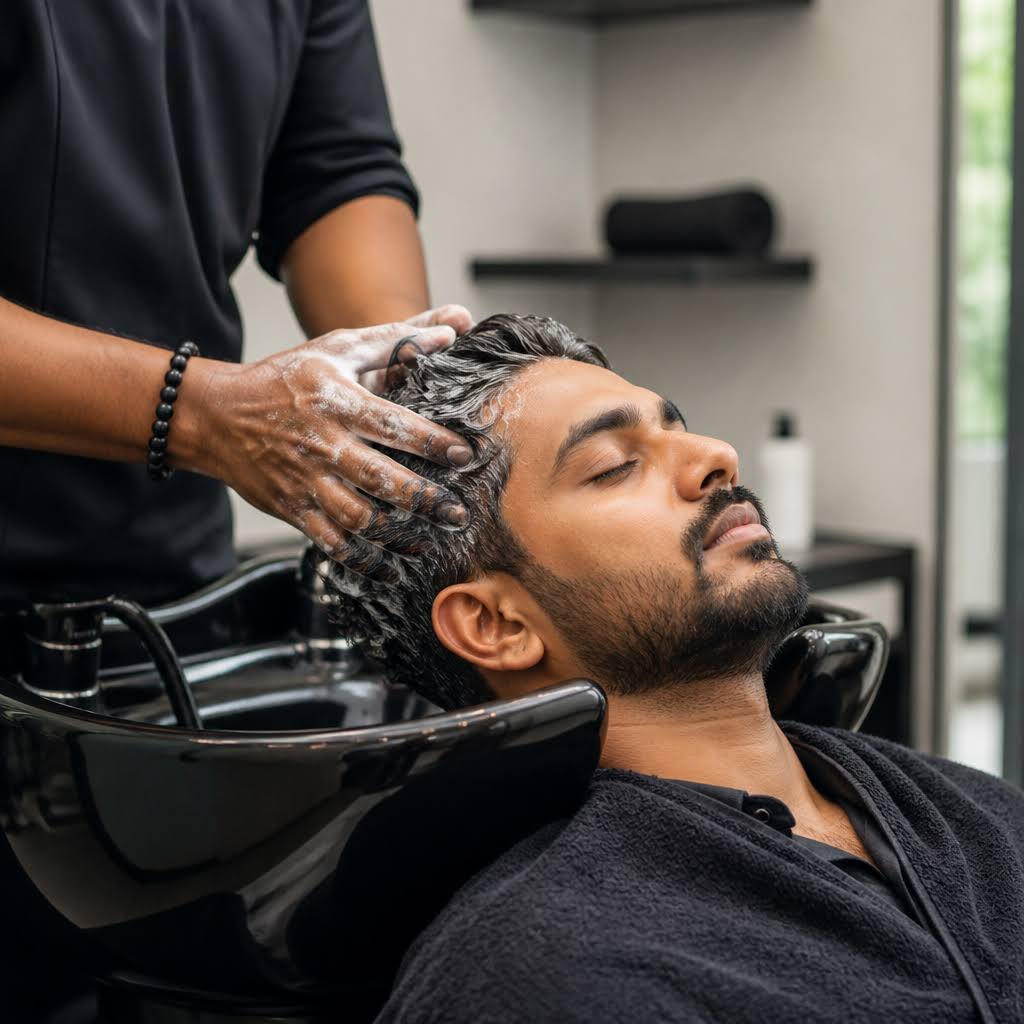 Hair Spa for Men in Kalwa product image