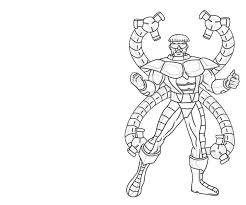 Spiderman Vs Doc Ock Coloring Pages Di 2020