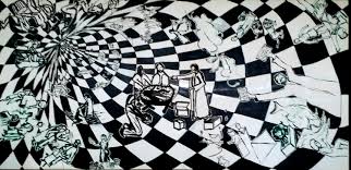 Ia memilih kuas beragam ukuran yang tergeletak di atas meja kecil di depannya. Lukisan Moses Painting Woodworking Resin Art Gardening Sculpture