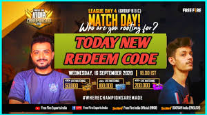 You try anyone from them. Free Fire India Championship 2020 Redeem Code Ffic Day 4 Rdeem Code Ffic Redeem Code Redeemcode Youtube