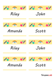 19 Editable Name Tag & Name Badge Templates [Free]