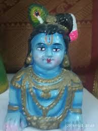 Baby Krishna crawling