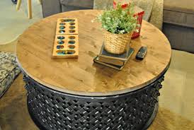 Brass wood side table, in good condition please call the store to check availability, purchase over the phone, or hold for 2. Ballard Designs Coffee Table Hack The Painted Home By Denise Sabia