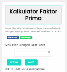We did not find results for: Kalkulator Faktor Prima