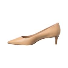 Stuart Weitzman Mara 50 Leather Pump, 7, Beige