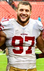 Targets represent the number of times a player has had a pass thrown his way, regardless of whether a catch was made. Nick Bosa Wikipedia
