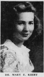 Dr Mary Ella Kirby Berry (1916-1957)