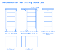 Don't have one in your kitchen? Ikea Stenstorp Kitchen Cart Dimensions Drawings Dimensions Com