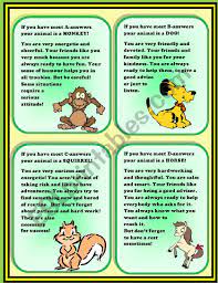 Funny Personality Test What Animal You Re Most Like Esl Worksheet By Mariyat