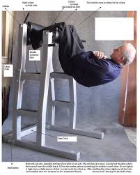 inverted ab stand home made gym outdoor gym diy home gym