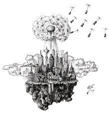Free download 51 best quality bomb drawing at getdrawings. Misconception Of Flowerpower Series Dandellion Of Destruction Drawing Sketch Crosshatch Pen Retro War Fl Explosion Drawing City Drawing Drawings