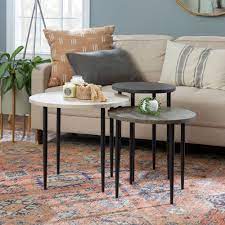 Get 5% in rewards with club o! Nest Of Table Nesting Table Side Nest Of Coffee Tables Set Industrial Nesting Table Set Of