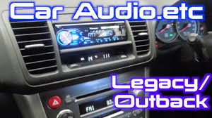How To Install A Stereo Into A Subaru Legacy Outback 2003 2009 Youtube